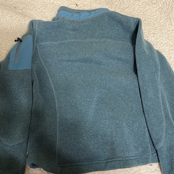 Dark Blue LL Bean 1/4 Zip Pullover Sweater - Picture 4 of 5